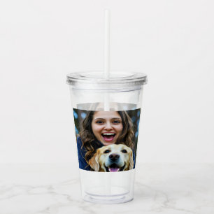 Verre En Acrylique Ajouter une photo de Labrador Retriever Personnali
