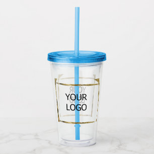 Verre En Acrylique ajoutez personnalisé votre logo nom de l'entrepris