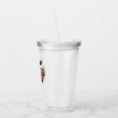 Verre En Acrylique Amérique grunge drapeau et aigle (Gauche)