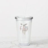 Verre En Acrylique Amérique grunge drapeau et aigle (Dos)