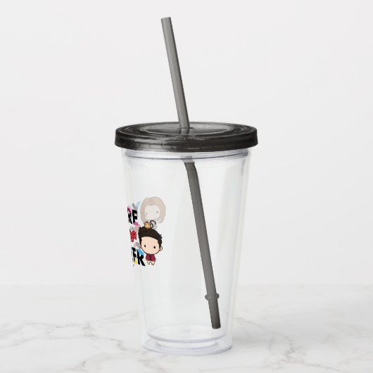 Verre En Acrylique AMIS™ | Ross & Rachel Lobster Chibi (Gauche)