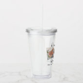 Verre En Acrylique Amour & Merci Elegant 3 Photo Bride Mariage de cha (Droite)