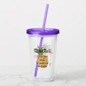 Verre En Acrylique Ananas (Dos)