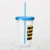Verre En Acrylique Ananas noir (Droite)