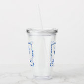 Verre En Acrylique Anse Bleue (Gauche)