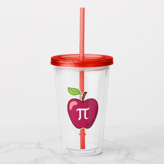 Verre En Acrylique Apple pi (Devant)