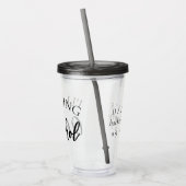 Verre En Acrylique Apportez l'alcool | Chic Bachelorette Girls Night (Gauche)