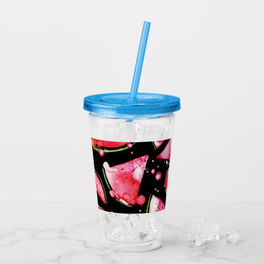 Verre En Acrylique Aquarelle 2 (Dos glace)
