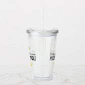 Verre En Acrylique Aquarelle Lemons Lemonade Life Citation (Droite)