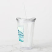 Verre En Acrylique Aquarelle moderne Nature Commençons l'aventure (Gauche)