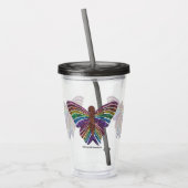 Verre En Acrylique Arc-en-ciel - Coupe acrylique (16oz) (Gauche)