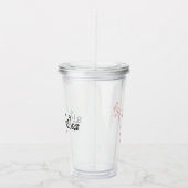 Verre En Acrylique art de la ligne chat (Droite)