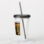 Verre En Acrylique Art moderne Boho Bohemian Nature Chouettes d'oisea (Gauche)