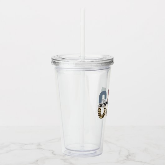 Verre En Acrylique Assistant infirmier certifié de l'AIIC Cheetah Imp (Droite)