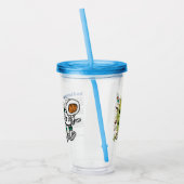 Verre En Acrylique Astronaute de Farting (Gauche)