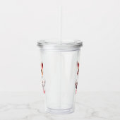 Verre En Acrylique Attitude Cat Insouciante - Conception Feline Joueu (Droite)