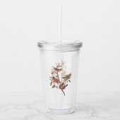 Verre En Acrylique Audubon Painted Bunting Birds is Wild Plum Tree (Devant)