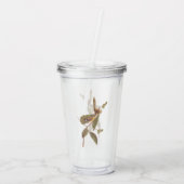 Verre En Acrylique Audubon Swainson's Warbler Bird on Oak Branch (Dos)
