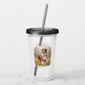 Verre En Acrylique Australian Shepherd Dog Red Merle Aussie (Dos)