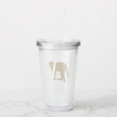 Verre En Acrylique Baboon monkey art (Dos)