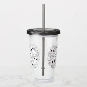 Verre En Acrylique Baby Ghosts Éffrayant mignon Halloween humeur (Droite)