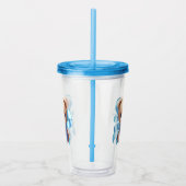 Verre En Acrylique Baby shower Bleu Teddy Bear (Droite)