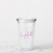 Verre En Acrylique Bachelorette Party Funny Hangover Favoriser (Dos)