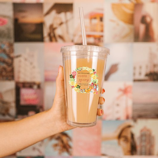 Verre En Acrylique Bachelorette Week-end Fête Favoriser Personnalisé