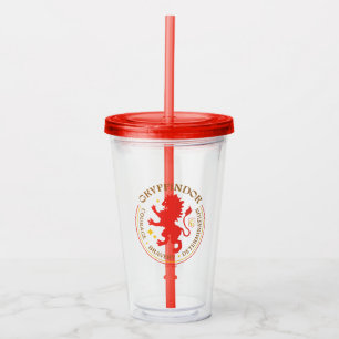 Verre En Acrylique Badge de la Fierté de la maison de lion rouge GRYF