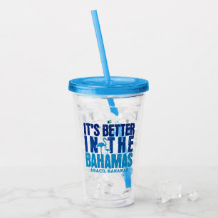 Verre En Acrylique Bahamas Souvenir Cadeau : Abaco Bahamas C'est mieu