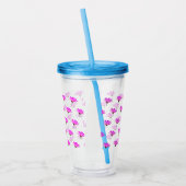 Verre En Acrylique Baise rose (Gauche)