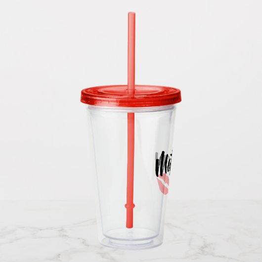 Verre En Acrylique Baisers créatifs (Droite)