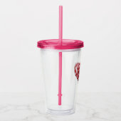 Verre En Acrylique Ballons cardiaques Red XOXO (Droite)