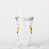 Verre En Acrylique Banane jaune (Gauche)