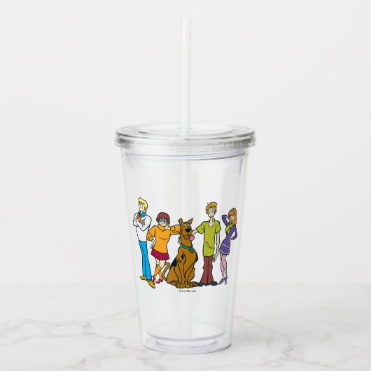 Verre En Acrylique Bande entière 14 Mystery Inc (Devant)