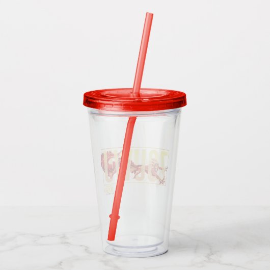 Verre En Acrylique Bêtes fantastiques Zouwu (Dos)