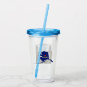 Verre En Acrylique Bière de bouleau à poulet (Dos)