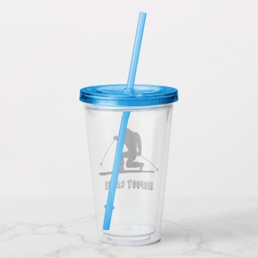 Verre En Acrylique Bigfoot Cares Telemark Ski (Dos)