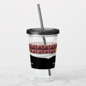 Verre En Acrylique Billet d'or personnalisé Bar à chocolat (Gauche)