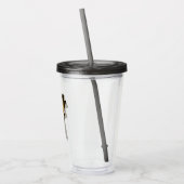 Verre En Acrylique Black Adam Distressed Lightning Bolt Graphic (Gauche)