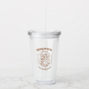 Verre En Acrylique Blason de l'école de sorcellerie et de magie HOGWA