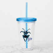 Verre En Acrylique Bleu Beetle Leaping Caractère Art (Devant)