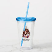 Verre En Acrylique Bond adorable maman et fille (8) (Dos)