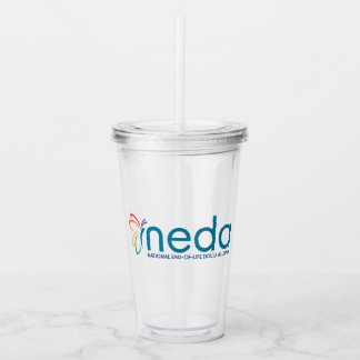 Verre En Acrylique Boulon acrylique NEDA Logo