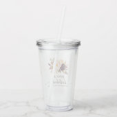 Verre En Acrylique Bourgogne Marsala Bachelorette Party Favoriser Tum (Dos)