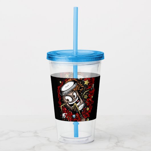 Verre En Acrylique Bourse de café (Devant)