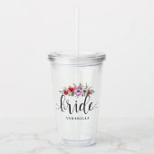 Verre En Acrylique Bride Bouquet (Devant)