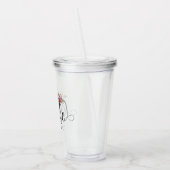 Verre En Acrylique Bride Bouquet (Gauche)