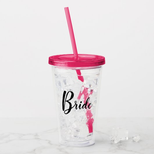 Verre En Acrylique Bride personnalisable (Devant glace)