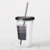 VERRE EN ACRYLIQUE BRIDE TUMBLER (Dos)